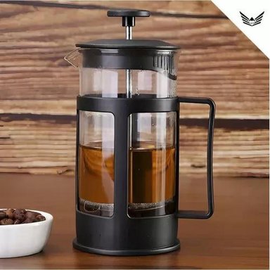 CAFETERA PRENSA FRANCESA MANUAL CAFE PRENSA FRANCESA 600 ML COLOR NEGRO - 6
