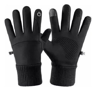GUANTES DE MOTO IMPERMEABLES TERMICOS TOUCH SPORTS TALLA XL COLOR NEGRO - 1