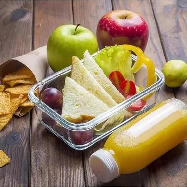 PACK 3 TAPER TUPPER HERMÉTICO VIDRIO COMIDA 1.500ML ALLEGRA COLOR TRANSPARENTE - 4