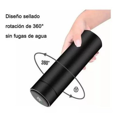 TERMO DIGITAL DE ACERO INOXIDABLE, INTELIGENTE DE 500 ML COLOR ROSA - 1