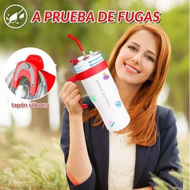 VASO TÉRMICO MUG DE ACERO INOXIDABLE 1.2 L CON FRIO Y CALOR - 6