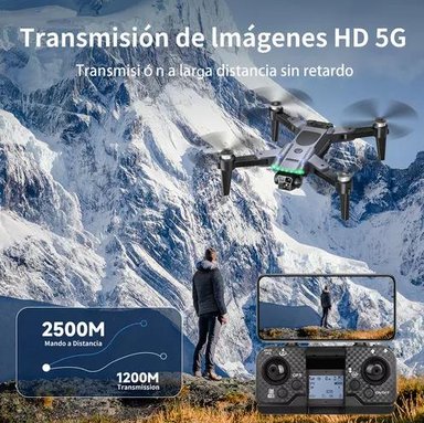 DRONE 4K GPS WIFI PLEGABLE CON CÁMARA DOBLE 3 BATERÍAS - 3