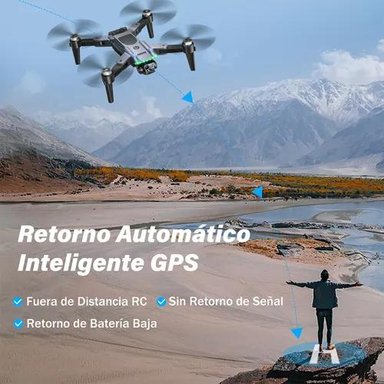 DRONE 4K GPS WIFI PLEGABLE CON CÁMARA DOBLE 3 BATERÍAS - 5