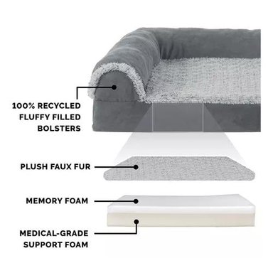 CAMA ORTOPÉDICA PREMIUM PARA MASCOTAS XL MEMORY FOAM - 2