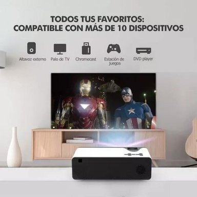 PROYECTOR PORTÁTIL HD 1080P 3000 LÚMENES - 5