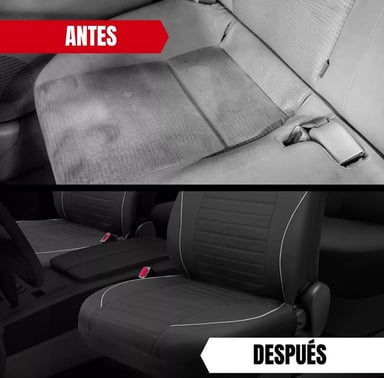 FUNDA CUBRE ASIENTO AUTO CAMIONETA UNIVERSAL GRAND PRIX, COLOR NEGRO - 5