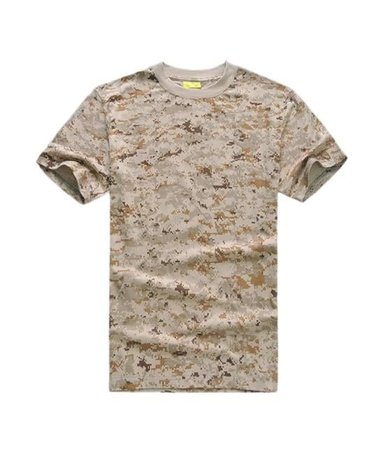 POLO MILITAR AIRSOFT, TREKKING CAMPING, COLOR DIGITAL DESERT, TALLA L - 2