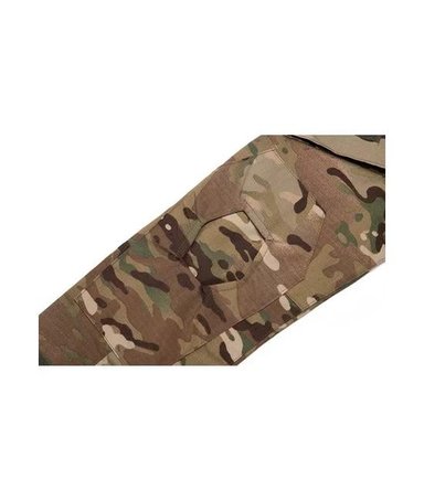 POLERA TÁCTICA COMBAT SHIRT MILITAR AIRSOFT, COLOR MULTICAM, TALLA S - 3