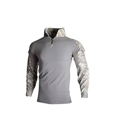 POLERA TÁCTICA COMBAT SHIRT MILITAR AIRSOFT, COLOR ACU, TALLA 4XL - 1