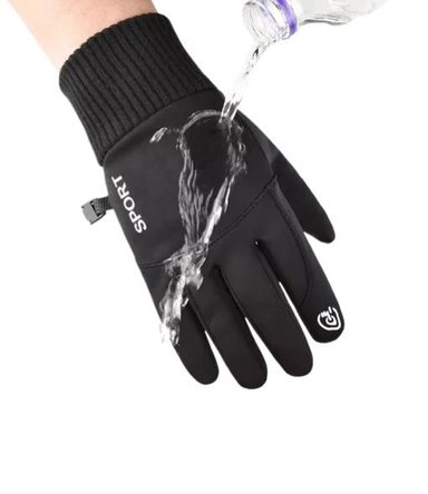 GUANTES DEPORTIVOS TÉRMICOS CÁLIDOS, INVIERNO, TALLA M - 2