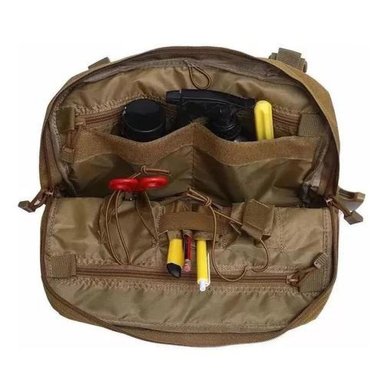 BANANO TÁCTICO TIPO PECHERA MILITAR COLOR CAFÉ - 3