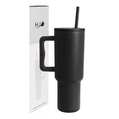 VASO TÉRMICO MUG, 1200 LT, ACERO INOXIDABLE, NEGRO - 2