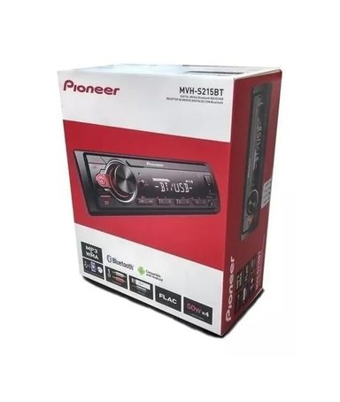 RADIO AUTO PIONEER MVH S215BT CON USB Y BLUETOOTH, COLOR NEGRO - 5
