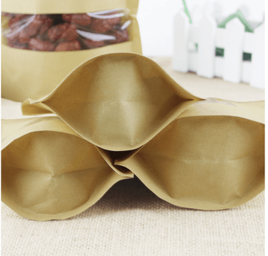 50 BOLSAS DE PAPEL KRAFT 17X24+4 CMS, RESELLABLES - 3