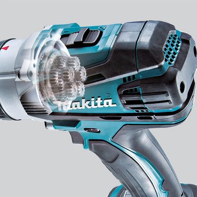 TALADRO ATORN. PERC. INAL. 18V DHP458Z SIN BATERIA MAKITA - 6