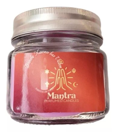 VELA AROMATICA VIDRIO MANTRA - 1