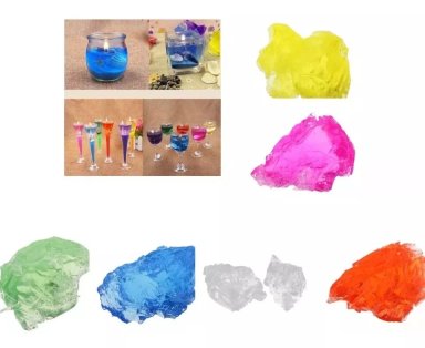 PARAFINA DONDE NACEN LAS VELAS CERA DE GEL TRANSPARENTE 1 KILO - 3
