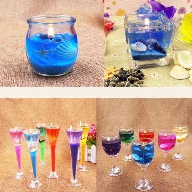 PARAFINA DONDE NACEN LAS VELAS CERA DE GEL TRANSPARENTE 1 KILO - 5