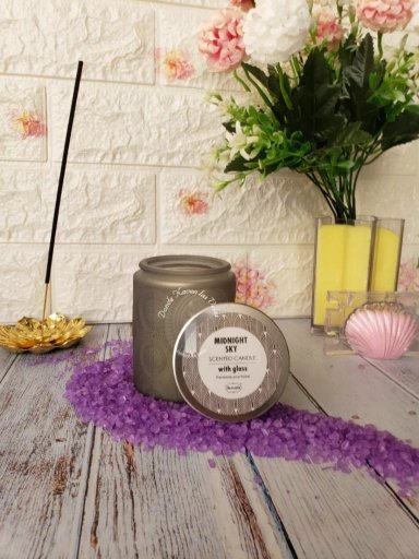 VELA AROMATICA VIDRIO OPACA MIDNIGHT SKY - 4