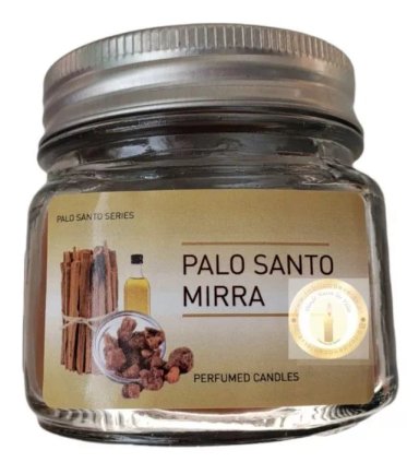 VELA AROMATICA VIDRIO PALO SANTO MIRRA - 1