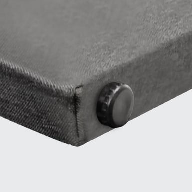 RESPALDO DE CAMA 2 PLAZAS TUBULAR GRIS - 4