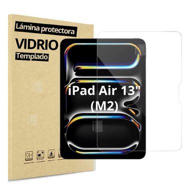 MICA DE VIDRIO TEMPLADO PARA IPAD AIR 13 M2 KIT INSTALACIÓN - 1