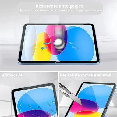 MICA DE VIDRIO TEMPLADO PARA IPAD AIR 13 M2 KIT INSTALACIÓN - 4