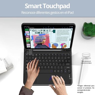FUNDA TECLADO TOUCHPAD PARA IPAD AIR 11' M2 (2024) - 4