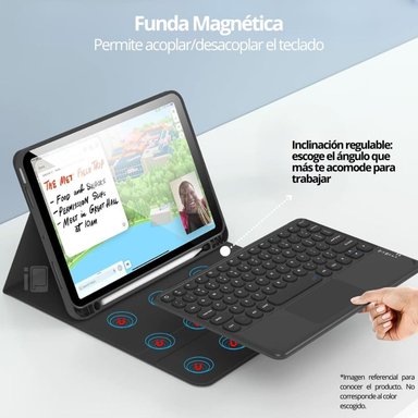 FUNDA TECLADO TOUCHPAD PARA IPAD AIR 11' M2 (2024) - 5