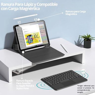 FUNDA TECLADO TOUCHPAD PARA IPAD AIR 11' M2 (2024) - 6