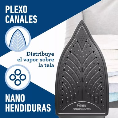 PLANCHA DE VAPOR OSTER® CON BASE DE CERÁMICA GCSTBS6052 - 6