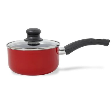 BATERÍA DE COCINA 7 PIEZAS ALUMINIO PRENSADO FIRENZE ROJA - 2