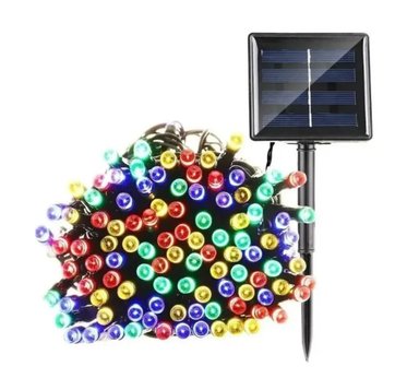 LUCES GUIRNALDA SOLAR 200 LED RGB 20 METROS - 3