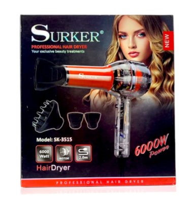 SECADOR DE PELO PROFESIONAL SURKER 6000W SK-3515 - 1