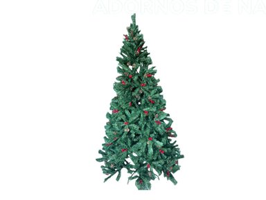 ARBOL DECORADO NAVIDEÑO PINO 210 CM - 1