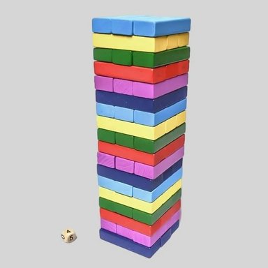 JENGA TORRE MULTICOLOR - 1
