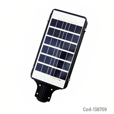 FOCO PARA POSTE SOLAR 1000W CON 15 PLACAS 420 LED PVC CON CONTROL 20.5X47.5CM - 2