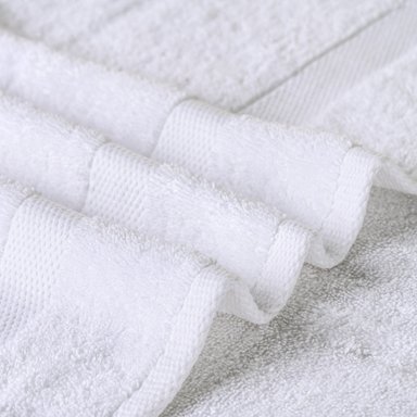 TOALLA DE MANO 500 GRS 45×90 CM / BLANCO – LOURDES - 3