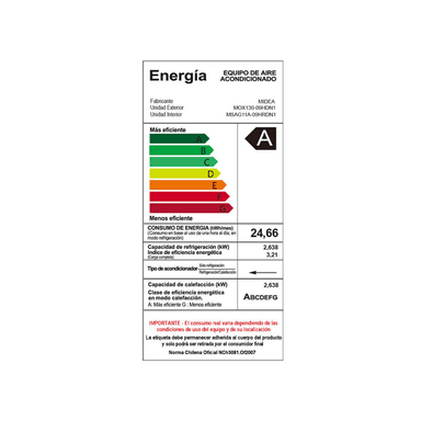 AIRE ACONDICIONADO SPLIT MURO 9000BTU INVERTER MIDEA XTREME DURA - 3