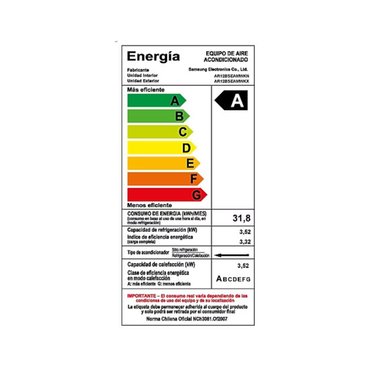 AIRE ACONDICIONADO SPLIT 12000BTU MURO INVERTER WINDFREE SAMSUNG - 3