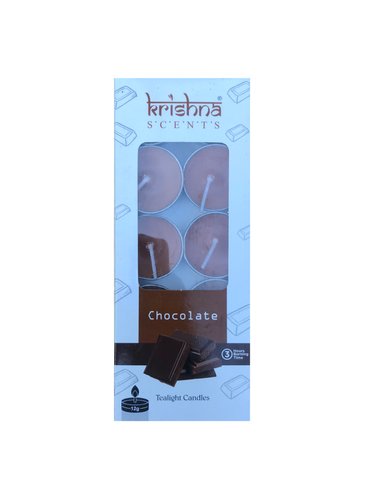 VELA AROMÁTICA TEALIGHT CAJA 10 UNIDADES AROMA CHOCOLATE - 1