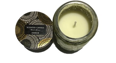 VELA AROMÁTICA ÁMBAR FRAGANCIA PARA EL HOGAR - 1