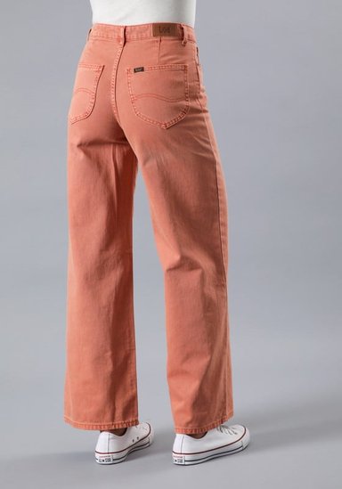 JEANS STELLA A LINE RELAXED FIT TIRO ALTO NARANJO - 2