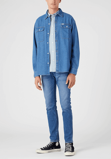JEANS BRYSON SKINNY FIT AZUL MEDIO - 3