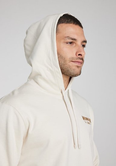POLERON HOMBRE REGULAR FIT HOODIE VINTAGE WHITE - 2