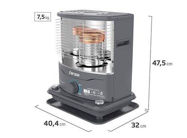ESTUFA FENSA PARAFINA MECHA 4 LT F 1120+ - 2