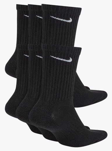 SET CALCETINES NIKE EVERYDAY CREW NEGRO - 2