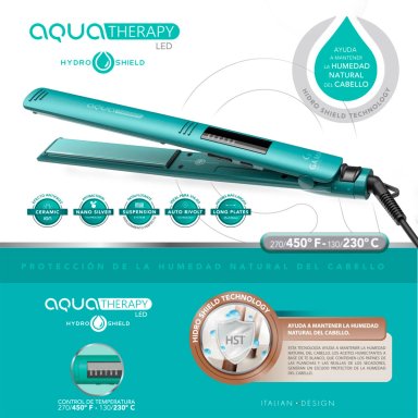 ALISADOR DE PELO GAMA ELEGANCE LED AQUA THERAPY - 5