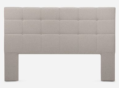 JUEGO DE DORMITORIO ROSEN CAMA EUROPEA ART4 + RESPALDO ISSEY NIEBLA - 3