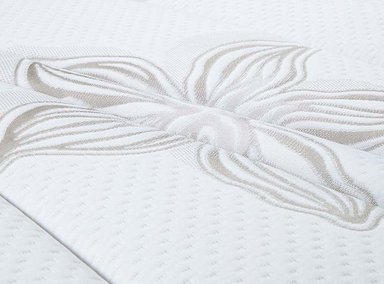 JUEGO DE DORMITORIO ROSEN CAMA EUROPEA ART4 + RESPALDO ISSEY NIEBLA - 6